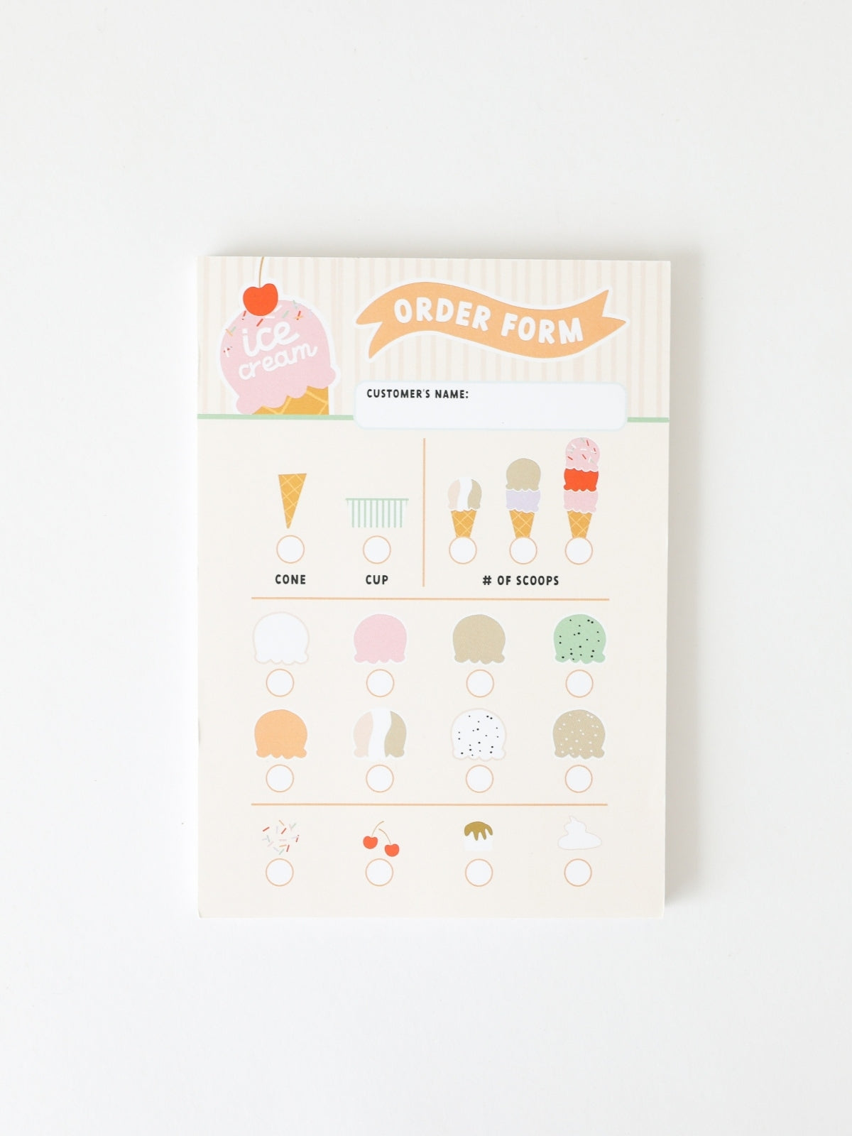 Pretend Play Notepads: Cafe Treats Pretend Play Magic Playbook