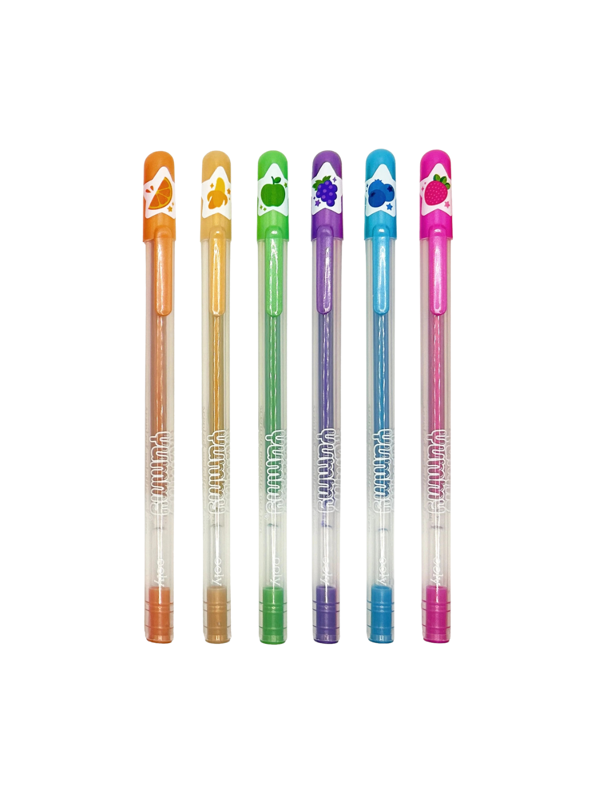 Yummy Yummy Scented Gel Pens Metallic - Set of 6 Arts & Crafts Ooly