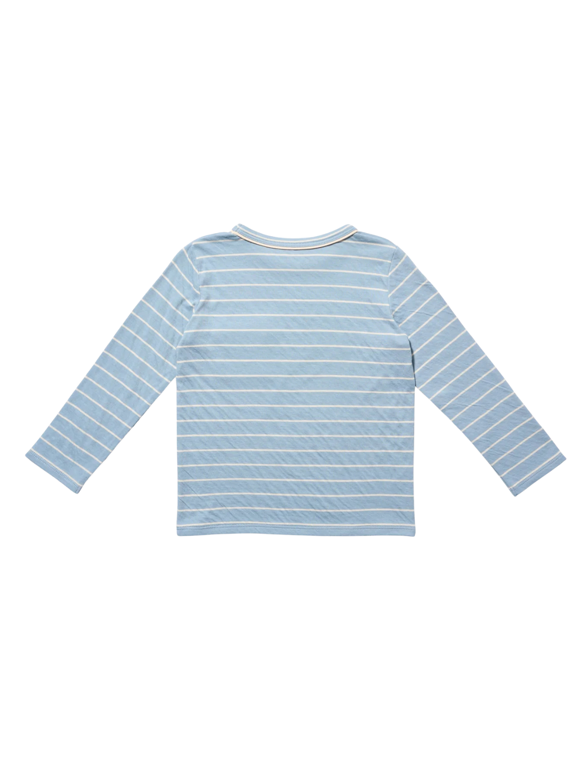 Edward Long Sleeve T-Shirt - Dusty Blue Tops Oso & Me