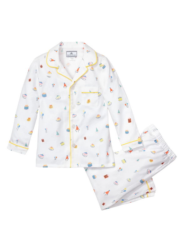 Birthday Wishes Pajama Set Pajamas Petite Plume White 2Y