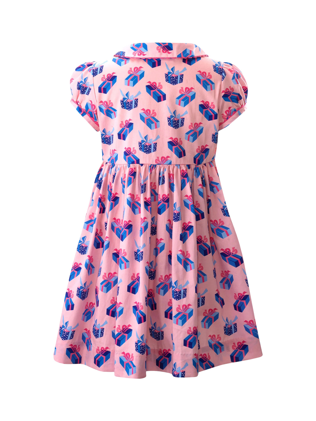 Gift Button-Front Dress Dresses Rachel Riley