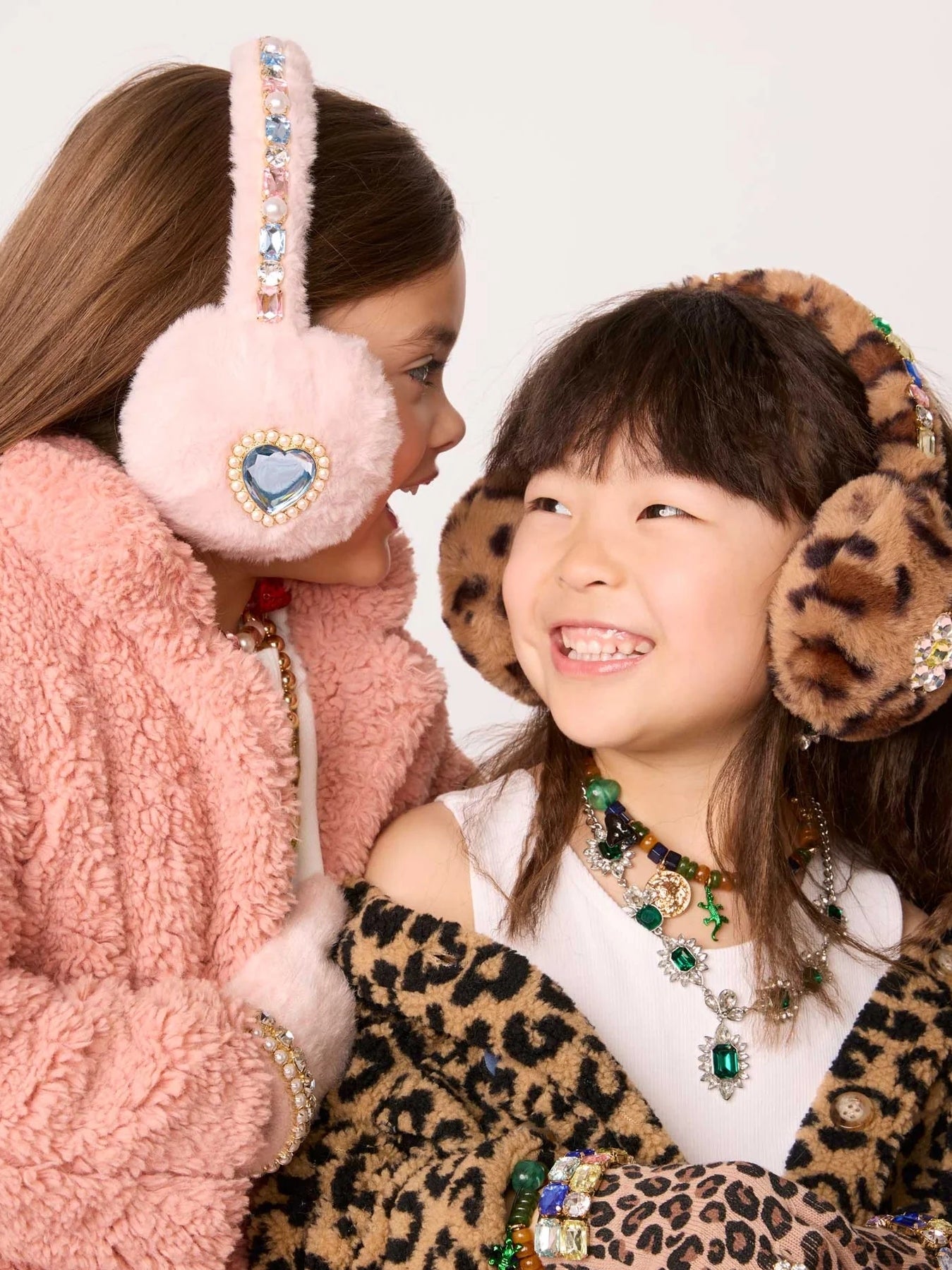 Cotton Candy Jeweled Earmuffs Hats Super Smalls