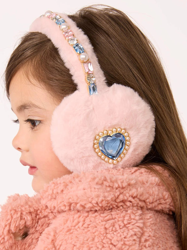 Cotton Candy Jeweled Earmuffs Hats Super Smalls