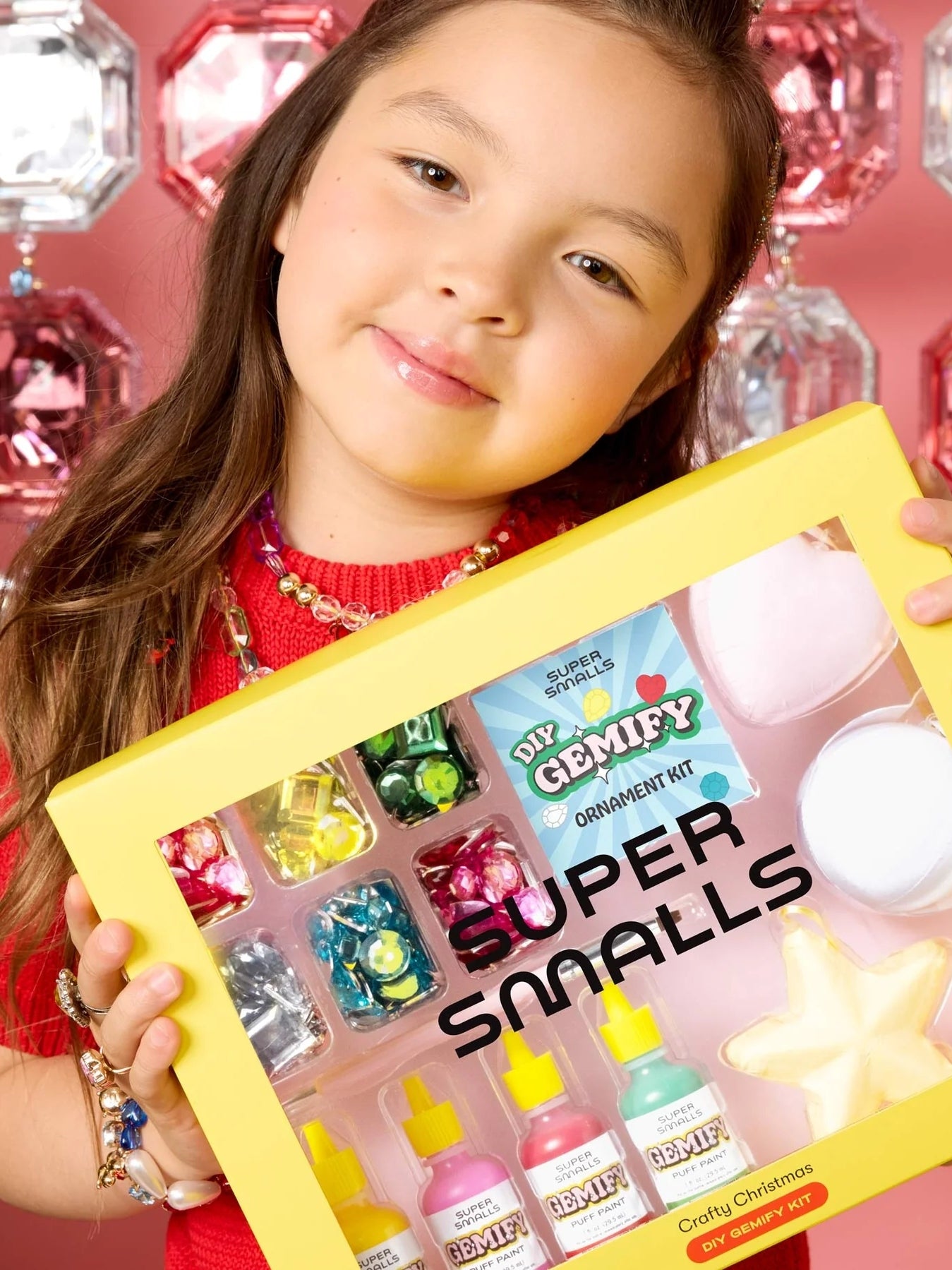 Crafty Christmas DIY Gemify Ornament Kit Arts & Crafts Super Smalls