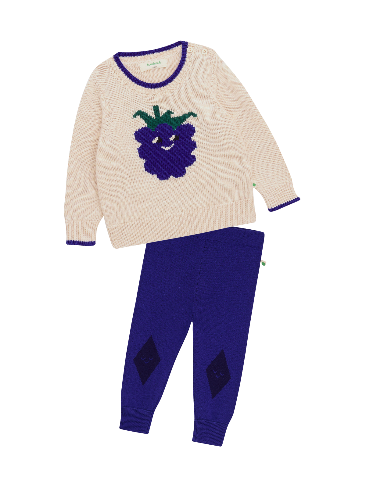 Knit Blackberry Leggings Set Sets The Bonniemob Blackberry 3-6M