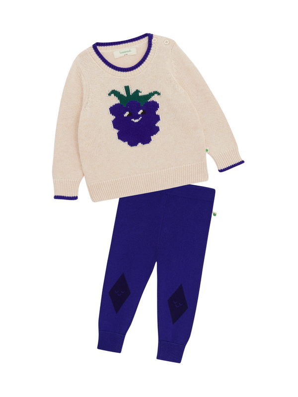 Knit Blackberry Leggings Set Sets The Bonniemob Blackberry 3-6M