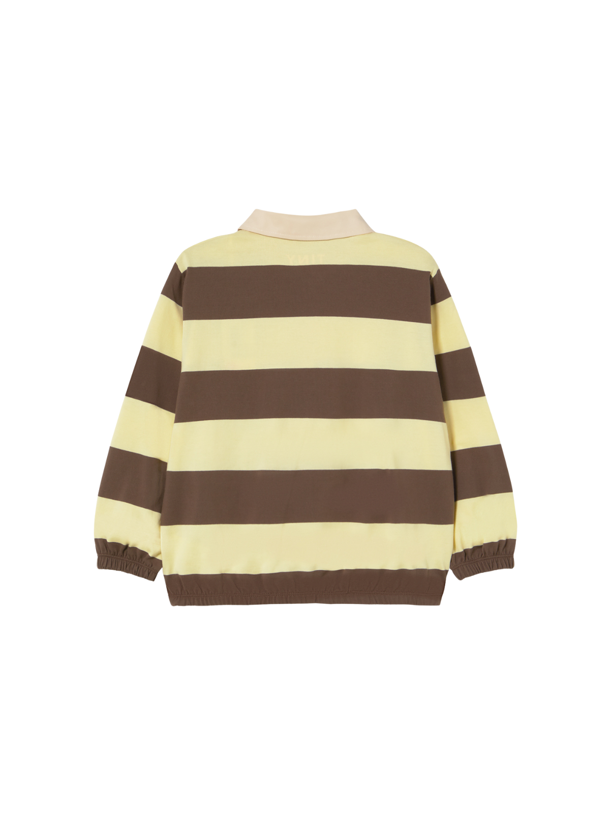 Stripe Long Sleeve Polo Tops Tiny Cottons