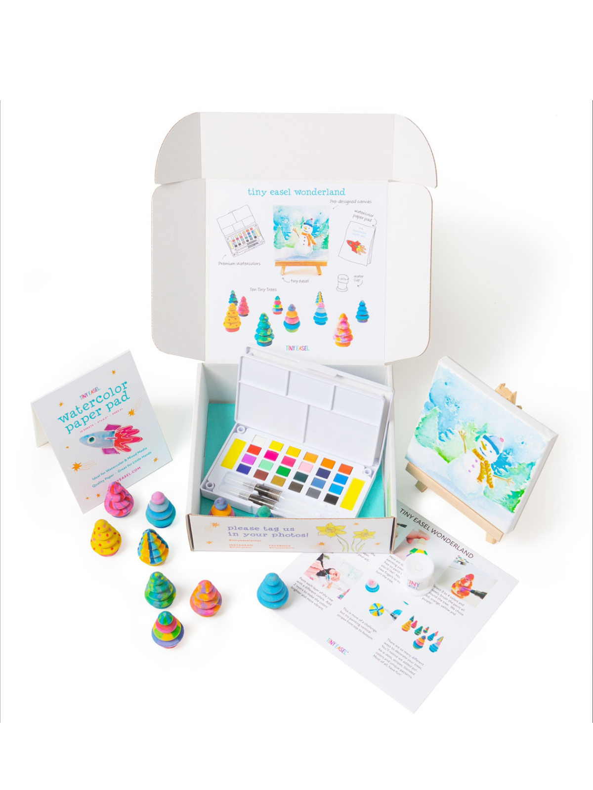 Wonderland Art Kit Arts & Crafts Tiny Easel