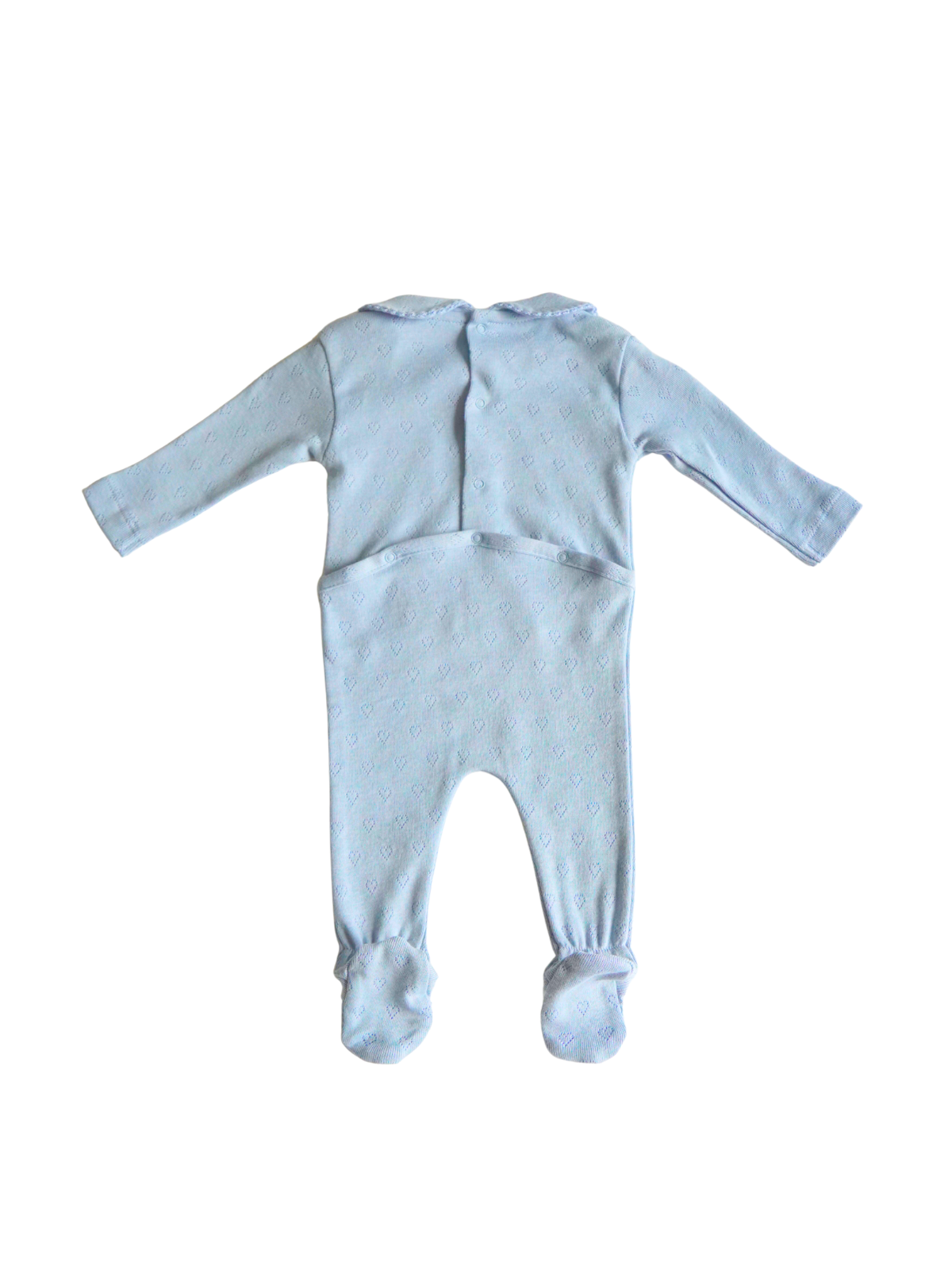 Pointelle Hearts Footie Rompers Bebe Organic