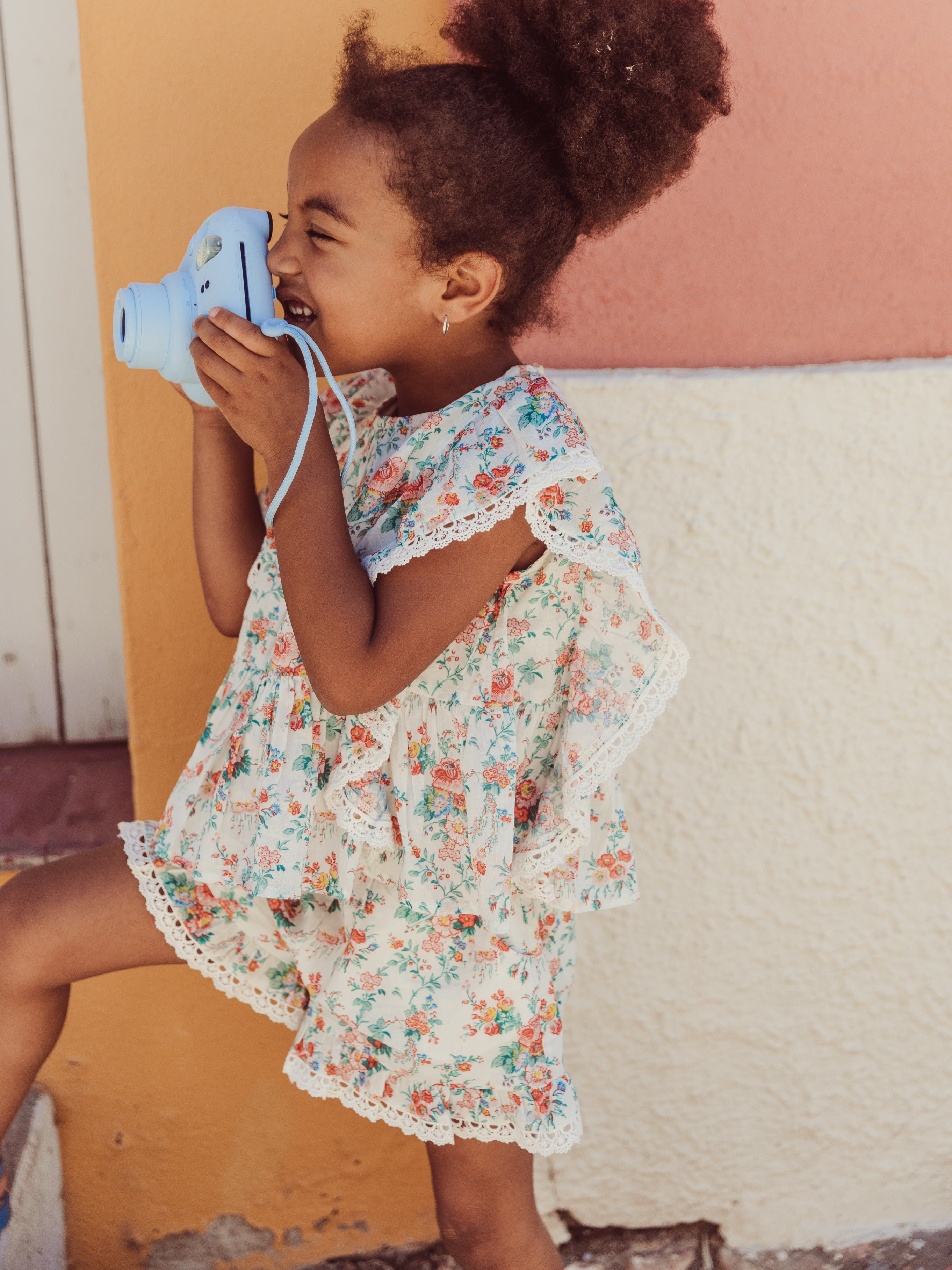 louise misha ines floral ruffle set