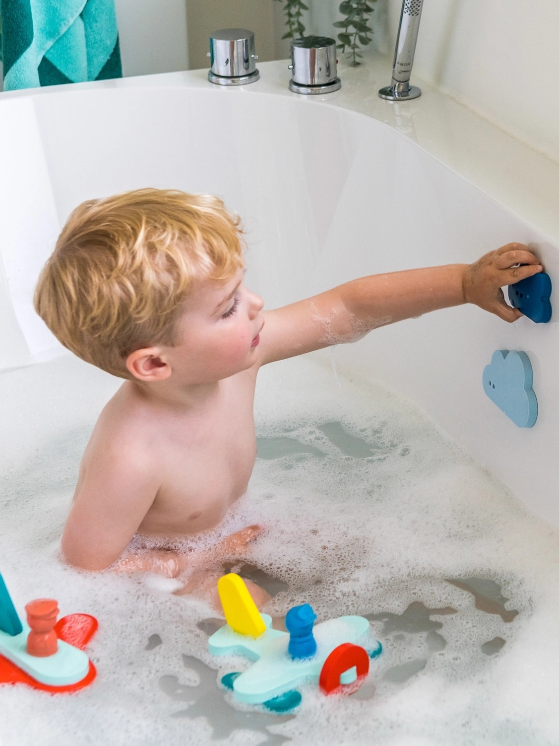 Puzzle Friends - Up in the Air Bath Toys Quut Toys