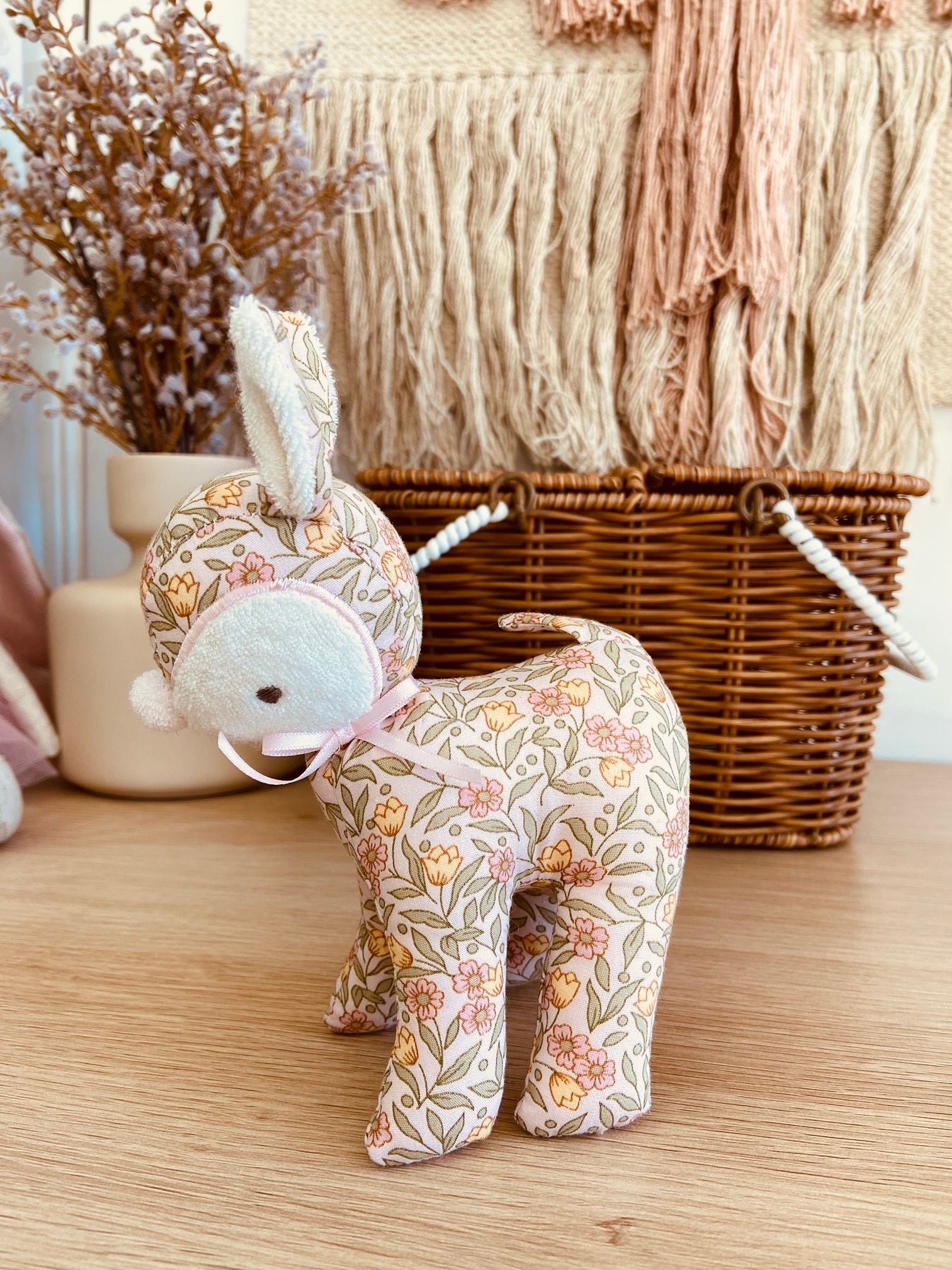 Baby Deer Rattle - Lily Pink Baby Toys Alimrose
