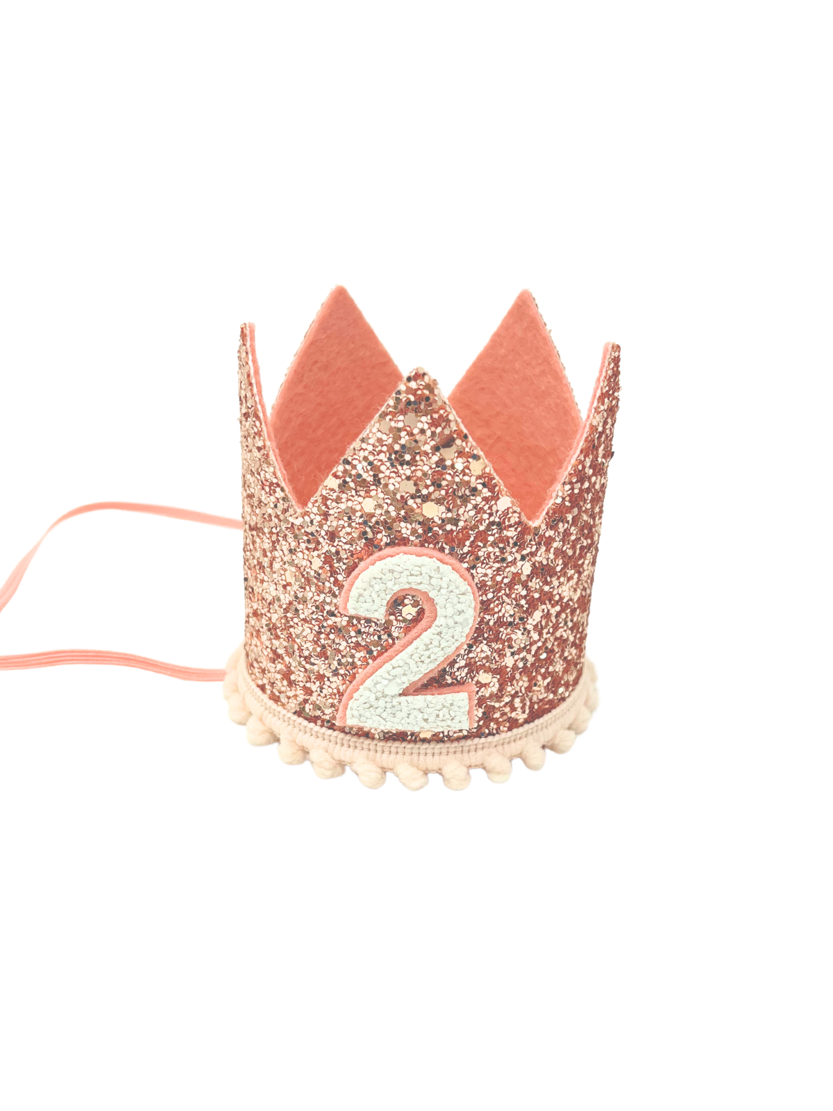 Glitter Birthday Crown Hair Accessories Little Blue Olive Rose Gold 2Y
