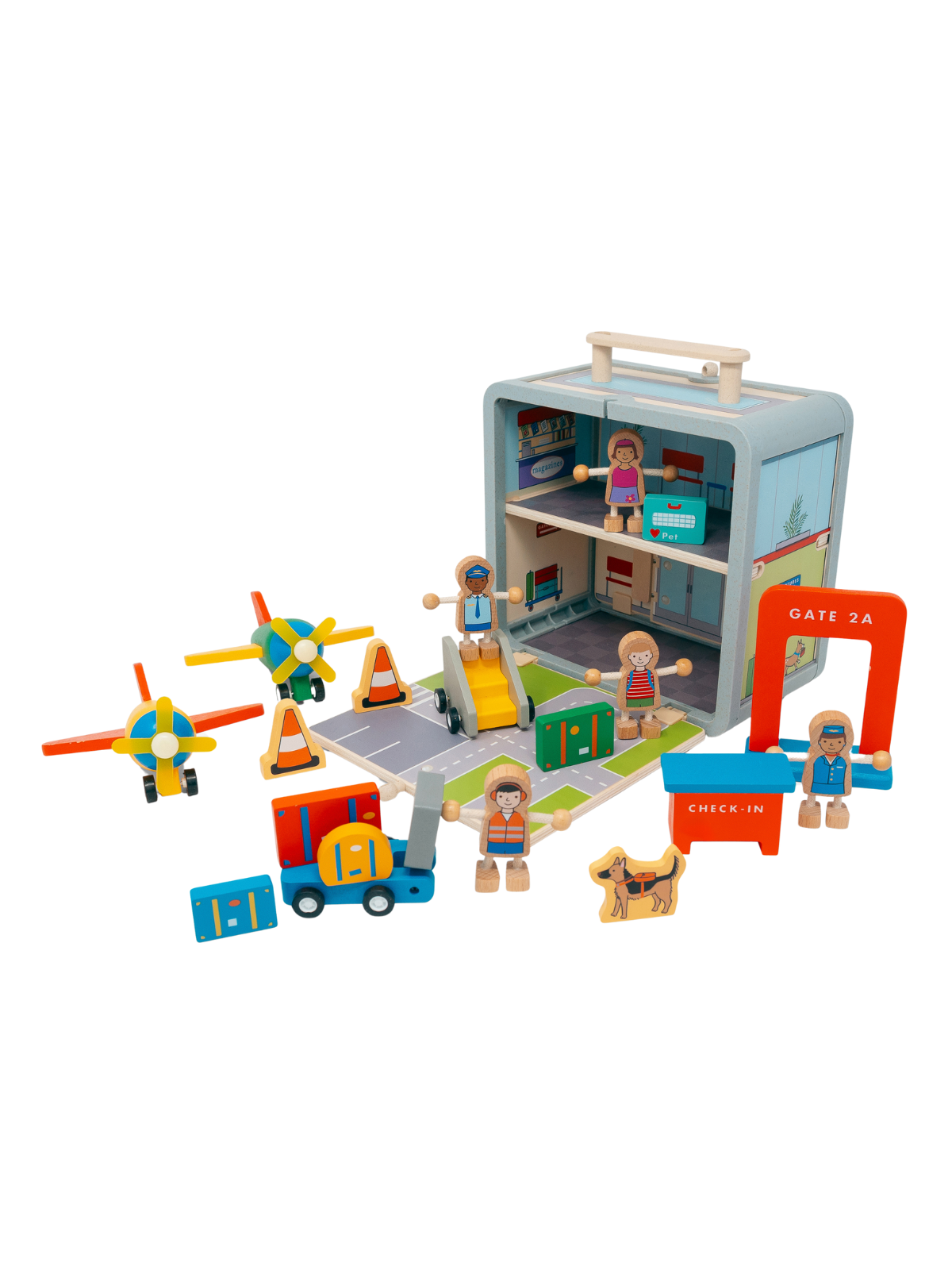 Suitcase Series: Airport Pretend Play Jack Rabbit Creations