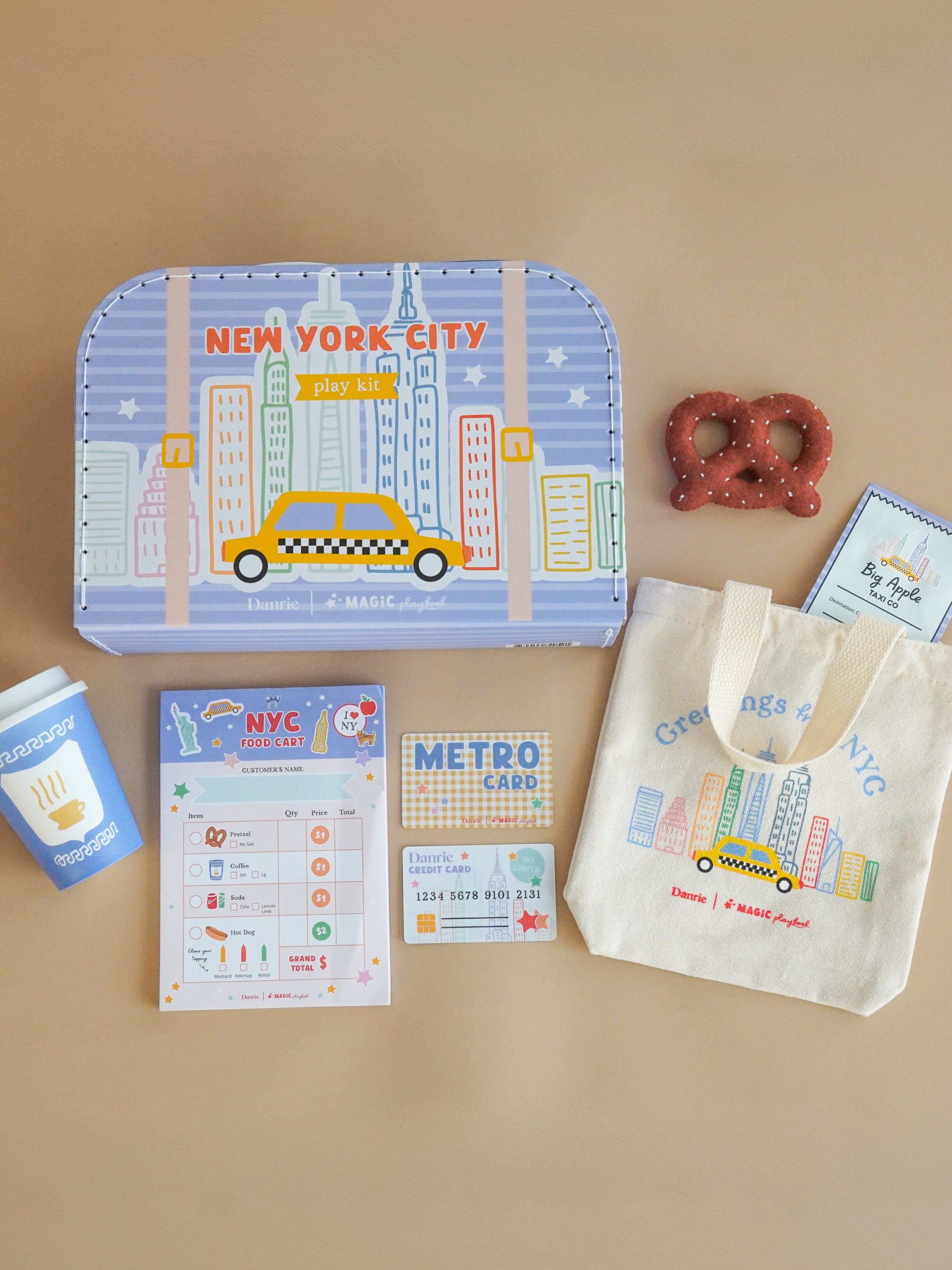 New York City Play Kit Pretend Play Magic Playbook x Danrie