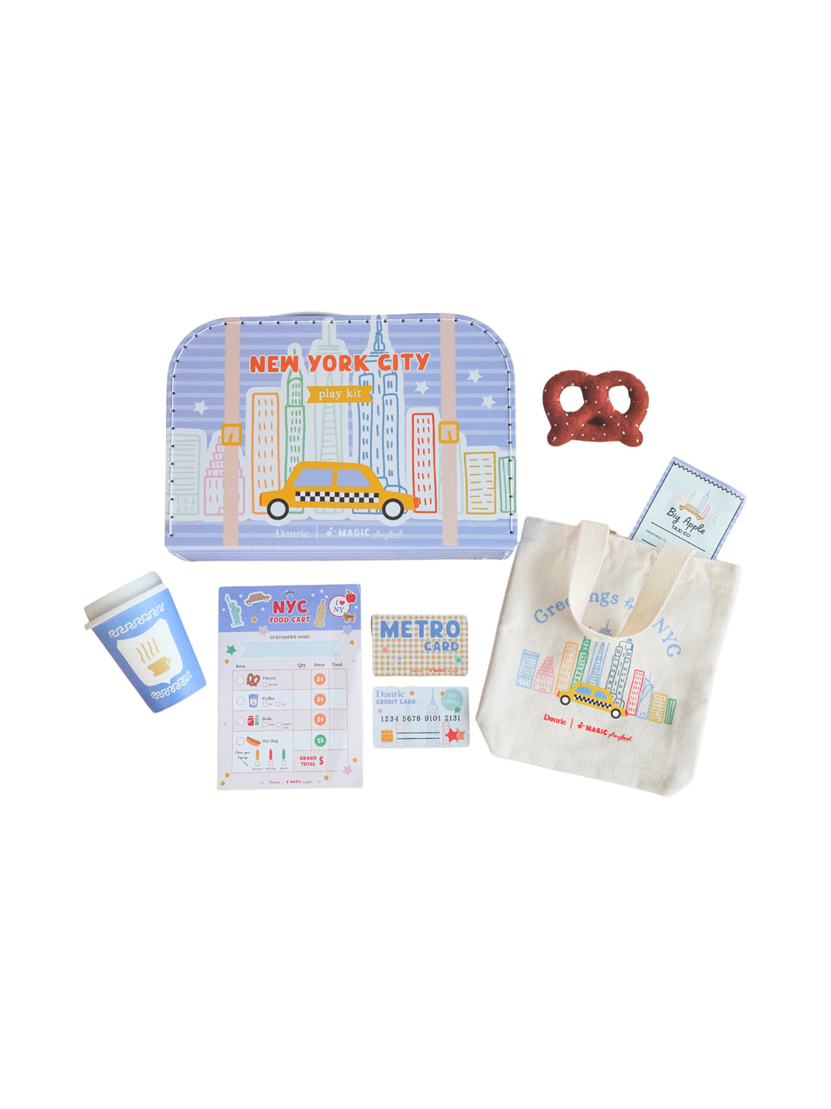 New York City Play Kit Pretend Play Magic Playbook x Danrie