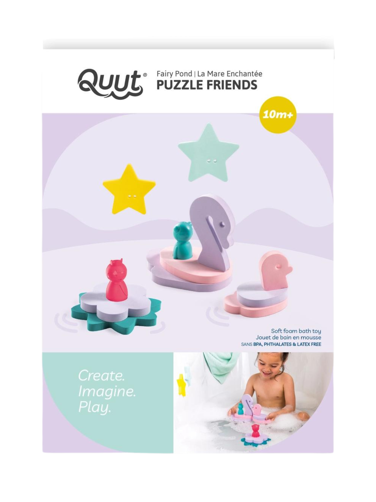 Puzzle Friends - Fairy Pond Bath Toys Quut Toys