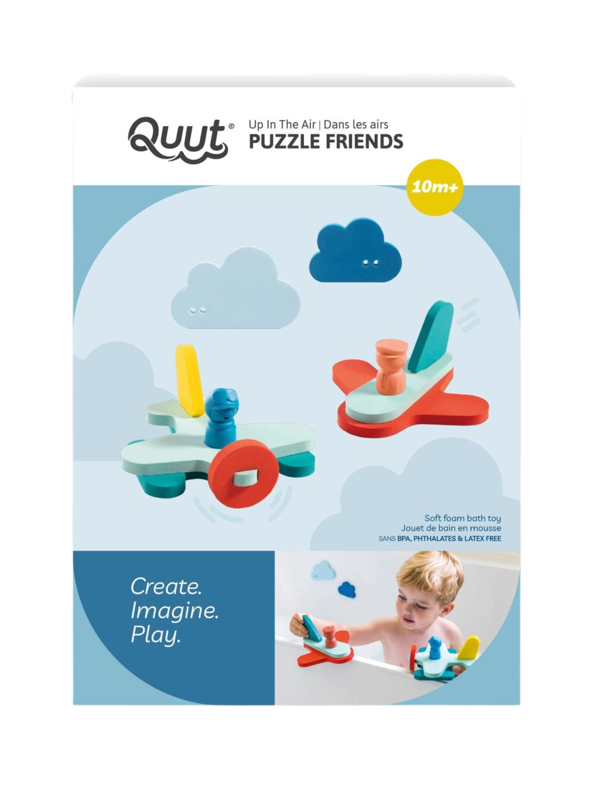 Puzzle Friends - Up in the Air Bath Toys Quut Toys
