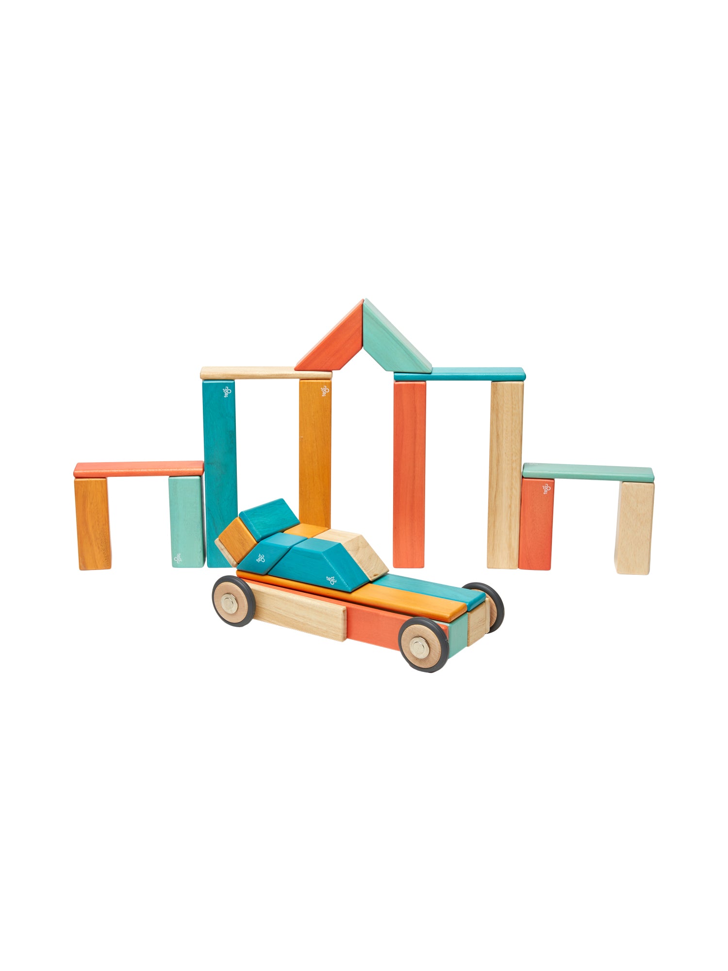 42 Piece Magnetic Wooden Block Set Games & Puzzles Tegu