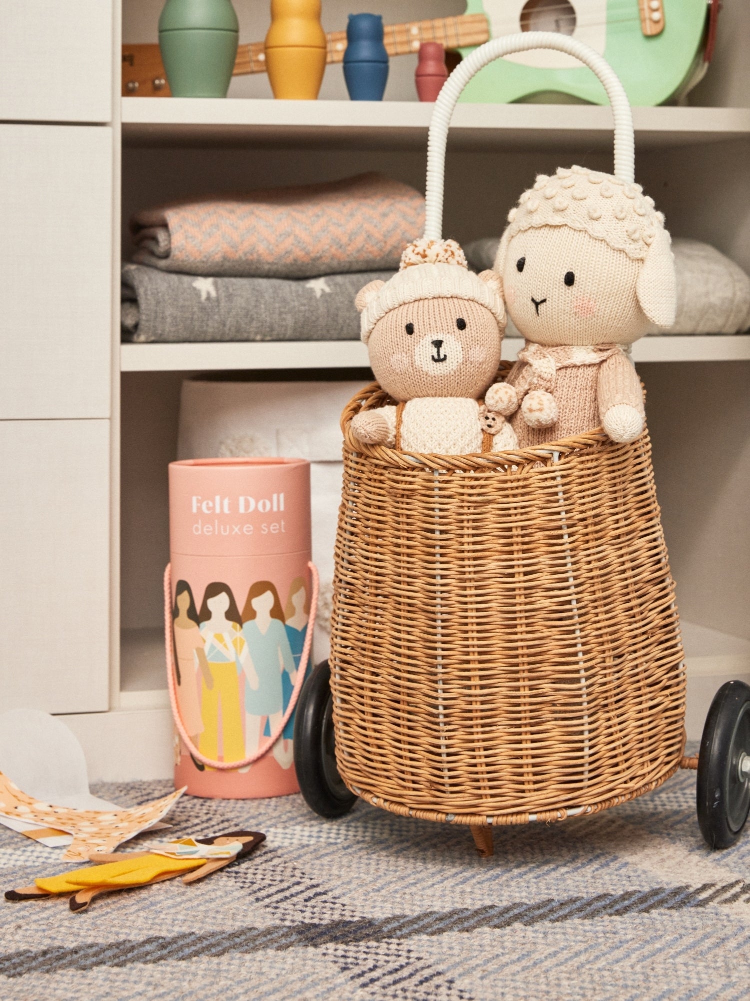 Petite Stars & Herringbone Blanket Blankets Paris West