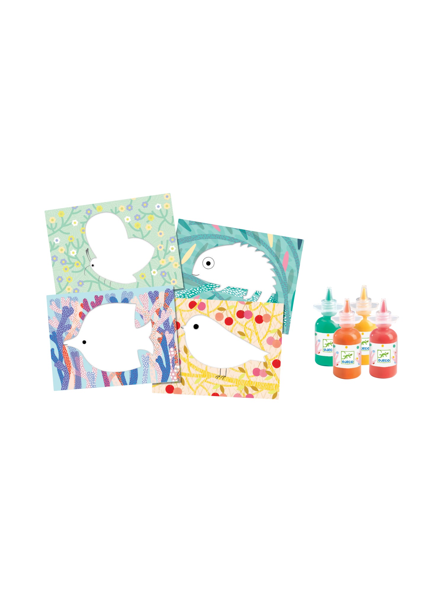 Petite Barbouille Mess-Free My First Finger Painting Arts & Crafts Djeco