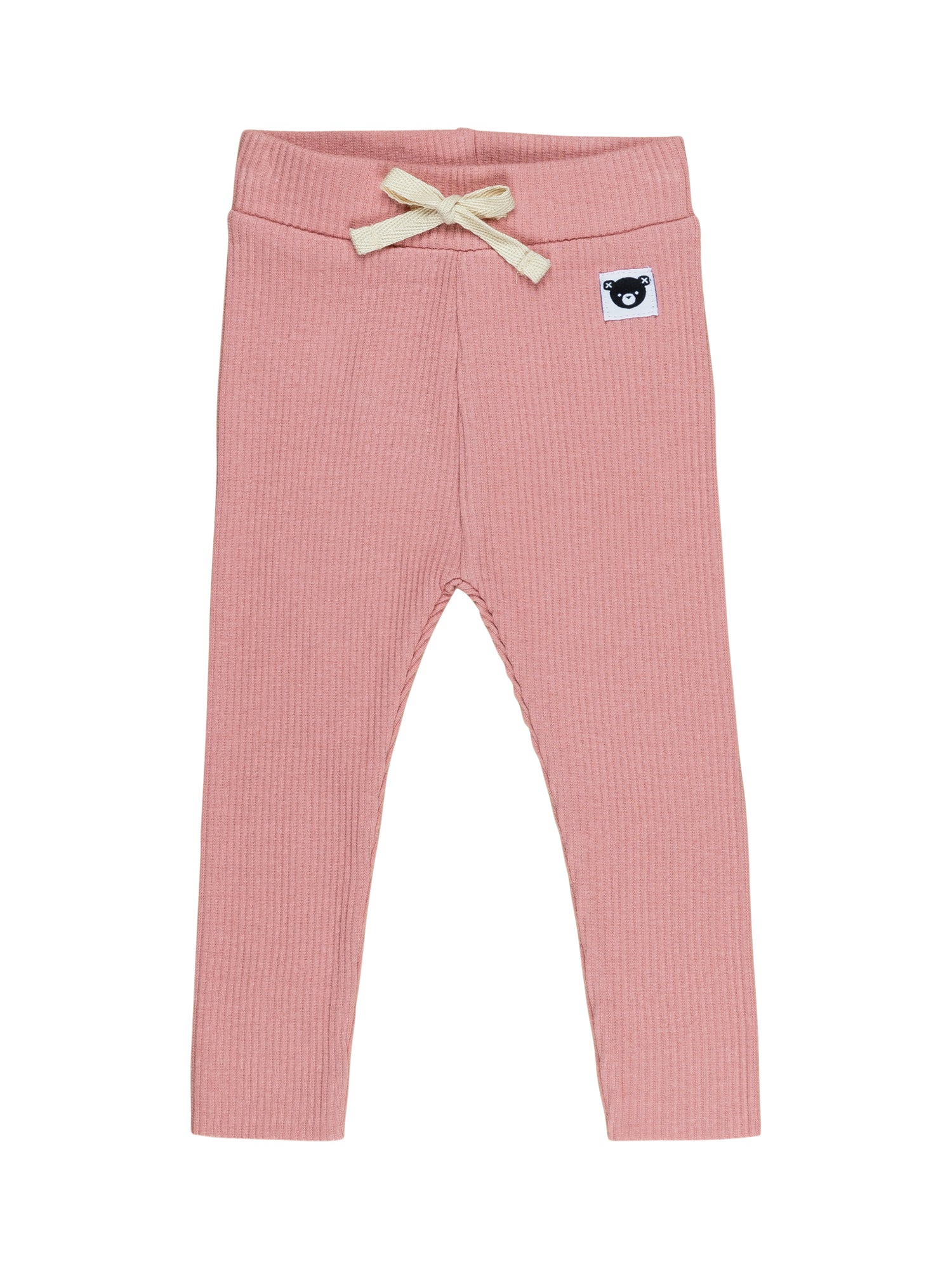 Dusty Rose Rib Legging Leggings Huxbaby Dusty Rose 3-6m