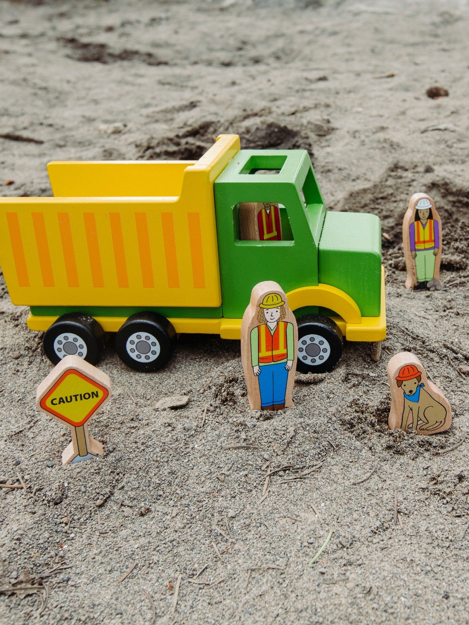 Construction Crew Magnetic Truck Pretend Play Jack Rabbit Creations