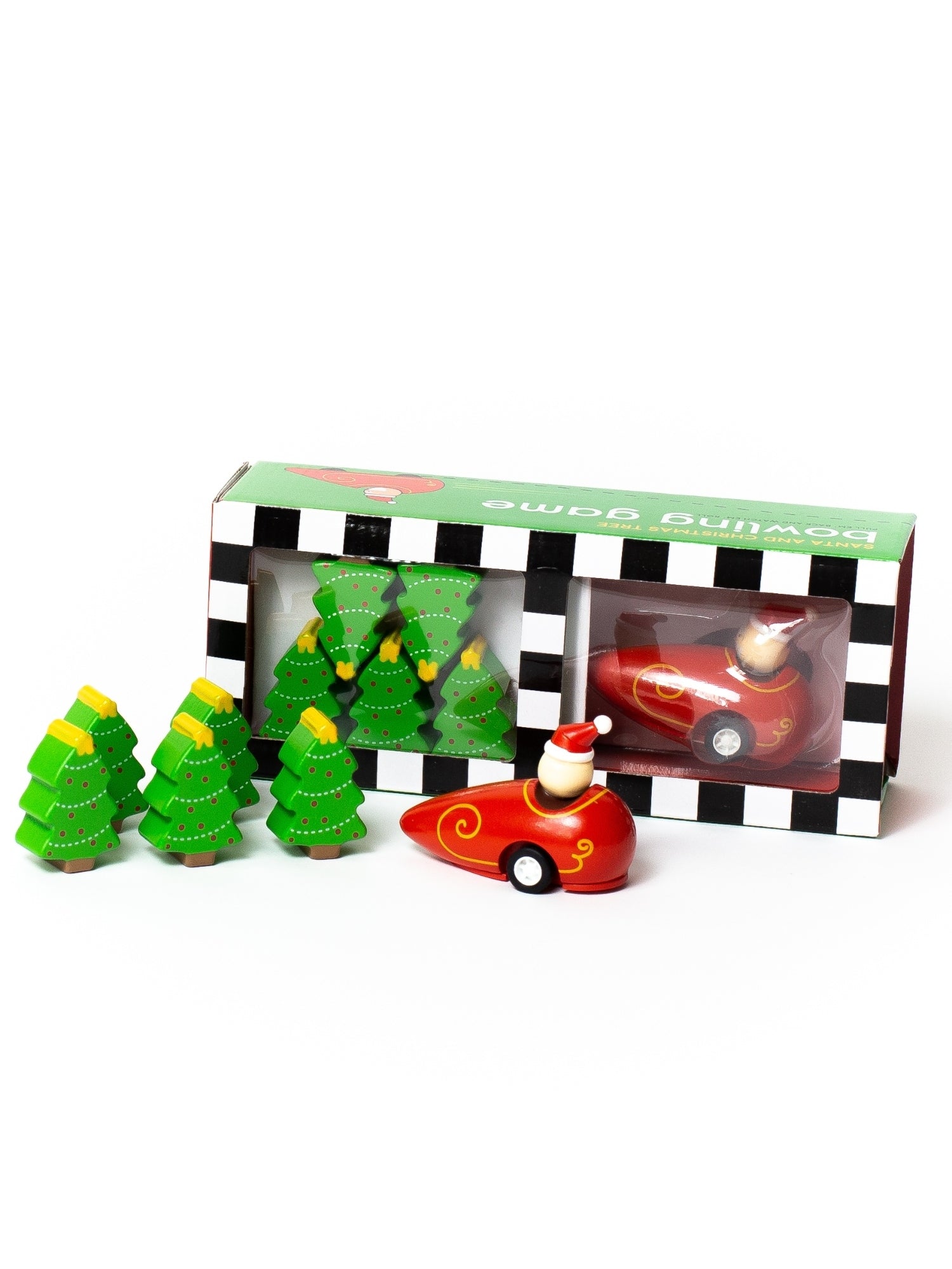 Santa & Tree Bowling Toy Pretend Play Jack Rabbit Creations