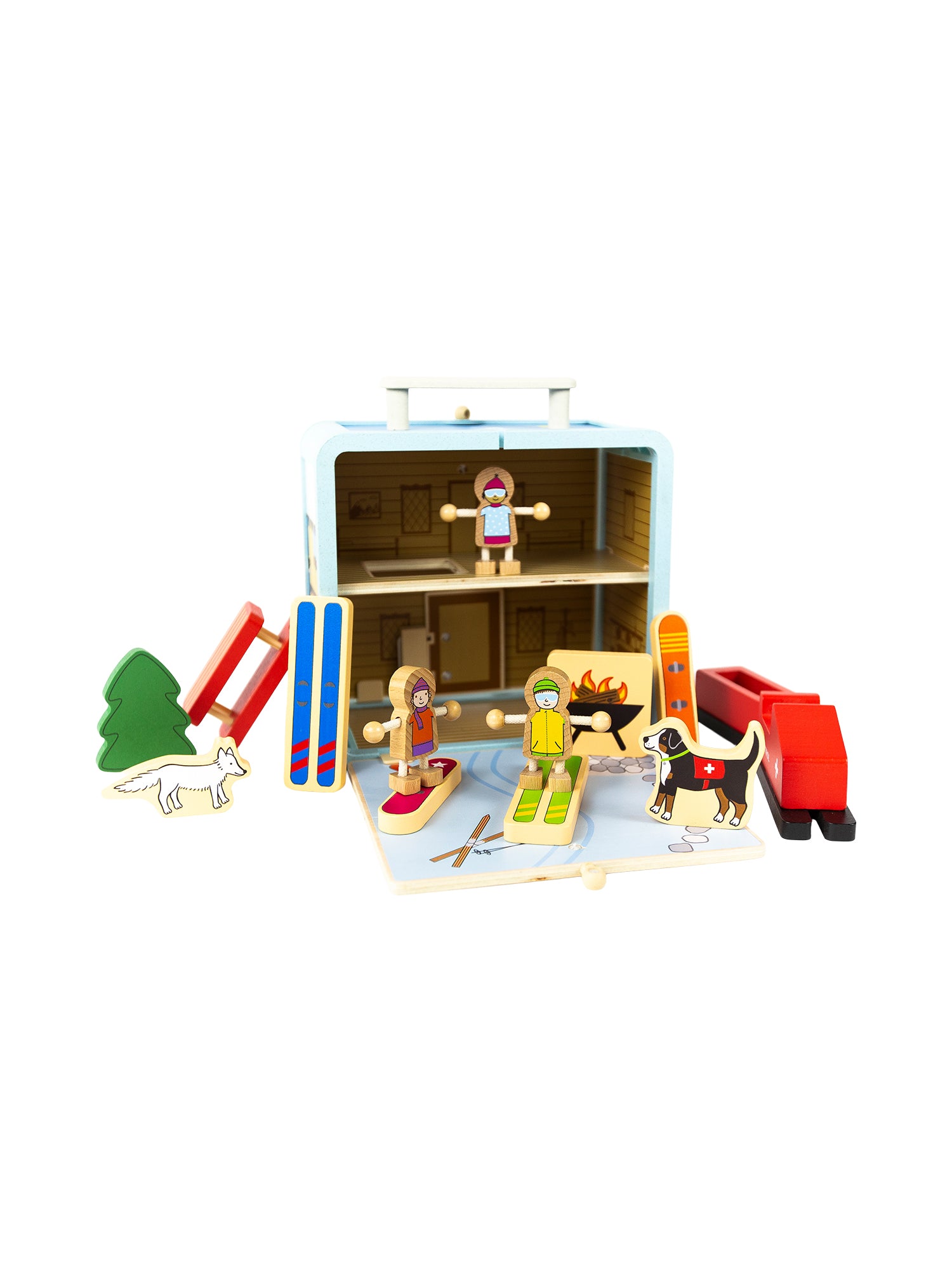 Suitcase Series: Ski Chalet Pretend Play Jack Rabbit Creations