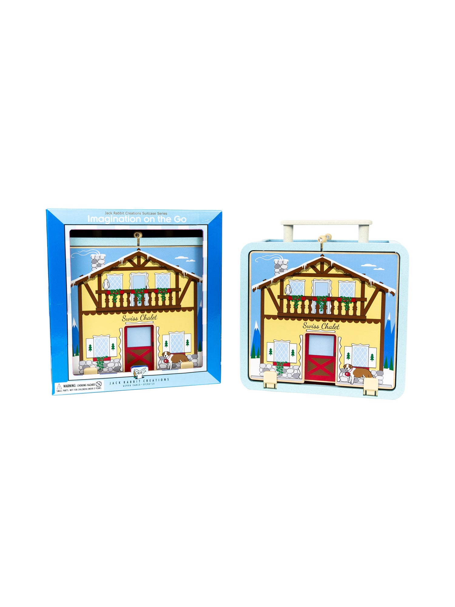 Suitcase Series: Ski Chalet Pretend Play Jack Rabbit Creations