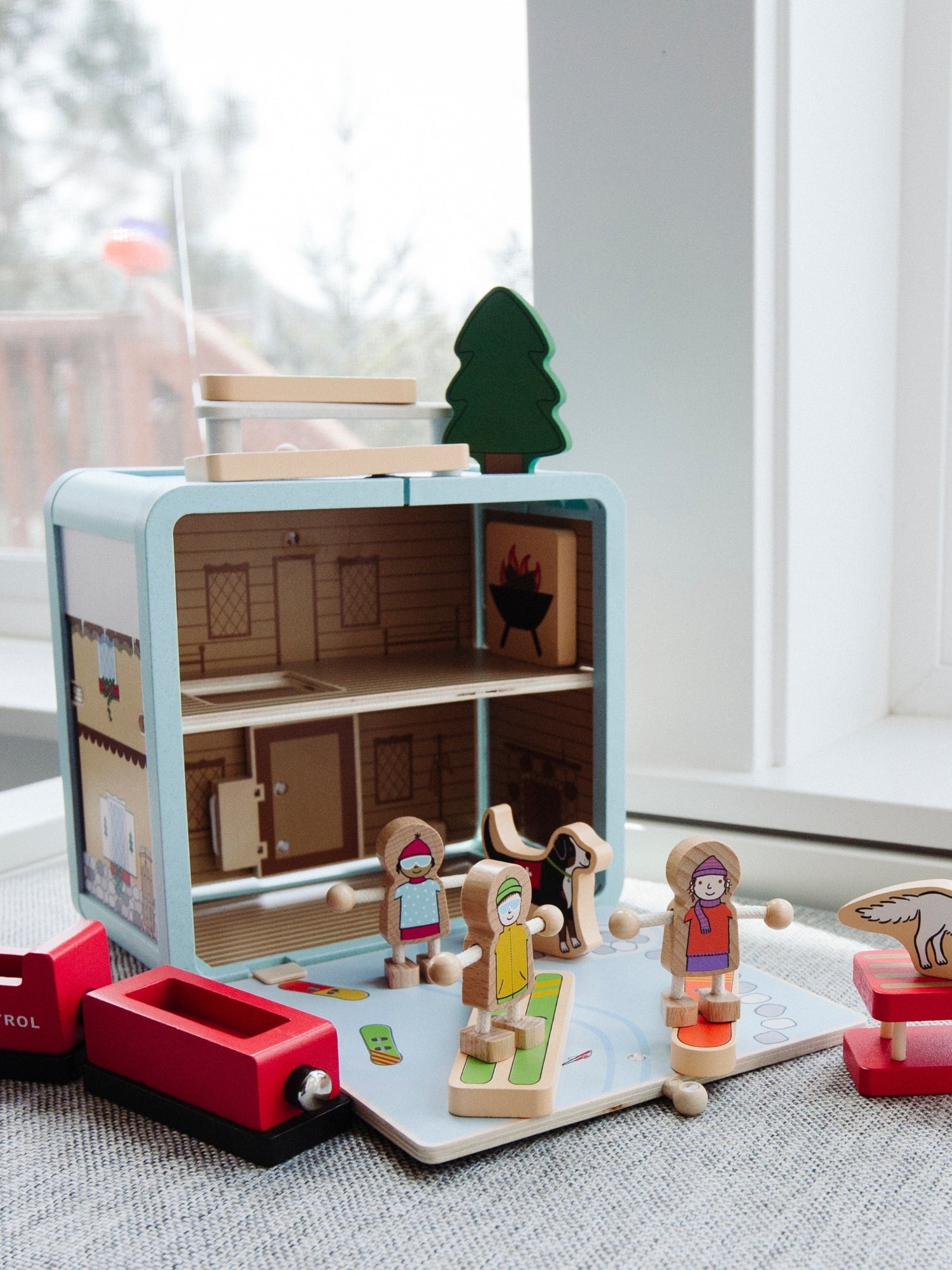 Suitcase Series: Ski Chalet Pretend Play Jack Rabbit Creations