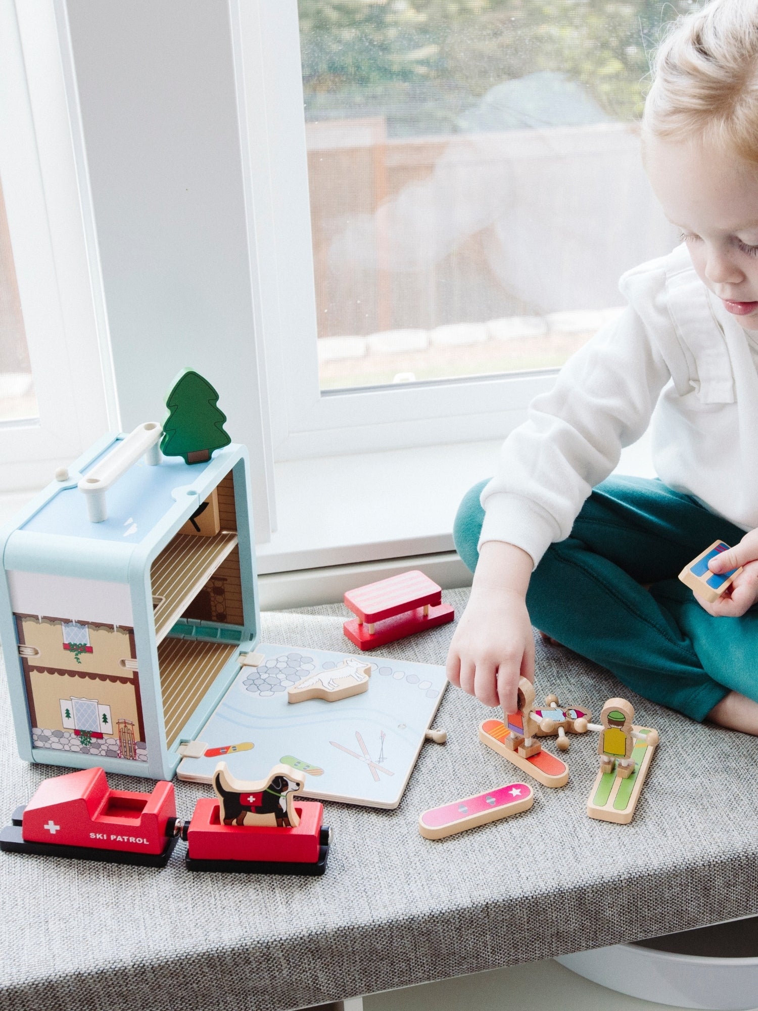 Suitcase Series: Ski Chalet Pretend Play Jack Rabbit Creations