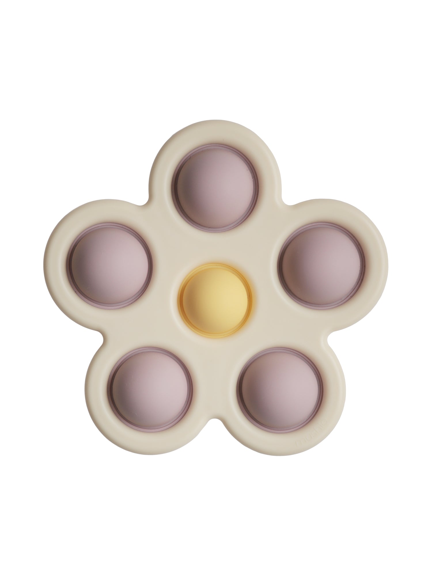 Flower Press Toy Baby Toys Mushie Soft Lilac