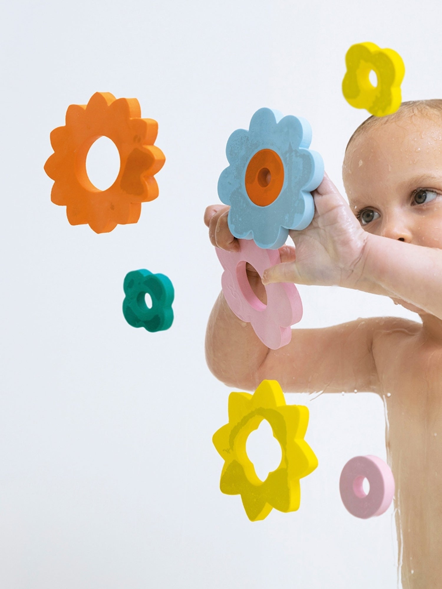Bath Puzzle - Flower Power Bath Toys Quut Toys