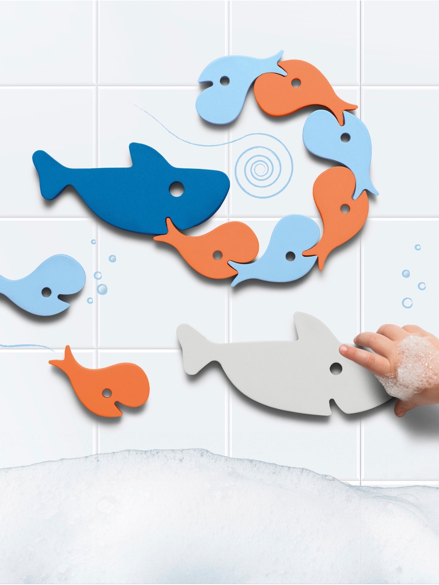 Bath Puzzle - Shark Bath Toys Quut Toys