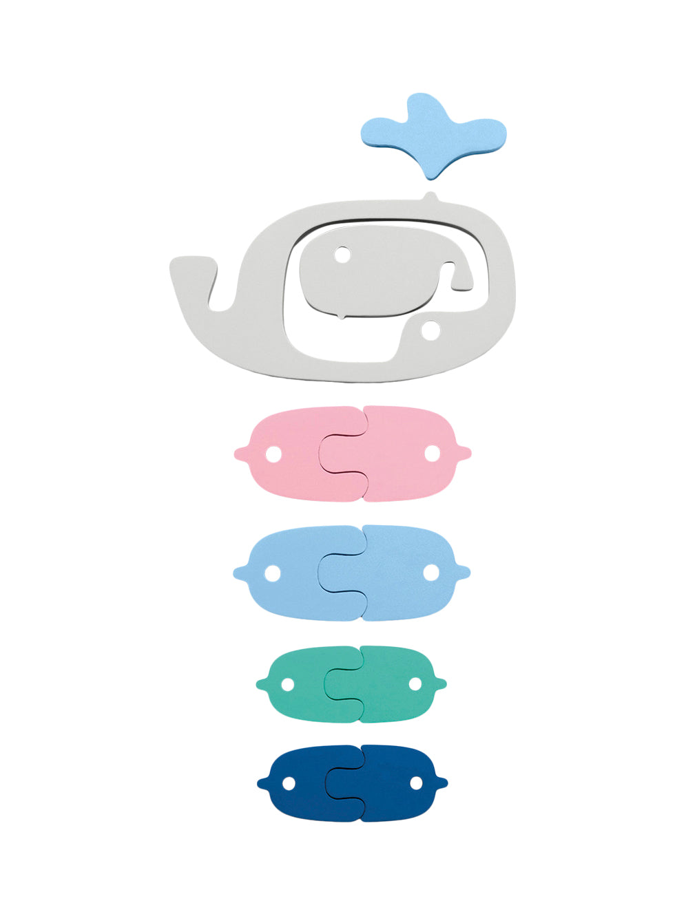 Bath Puzzle - Whale Bath Toys Quut Toys