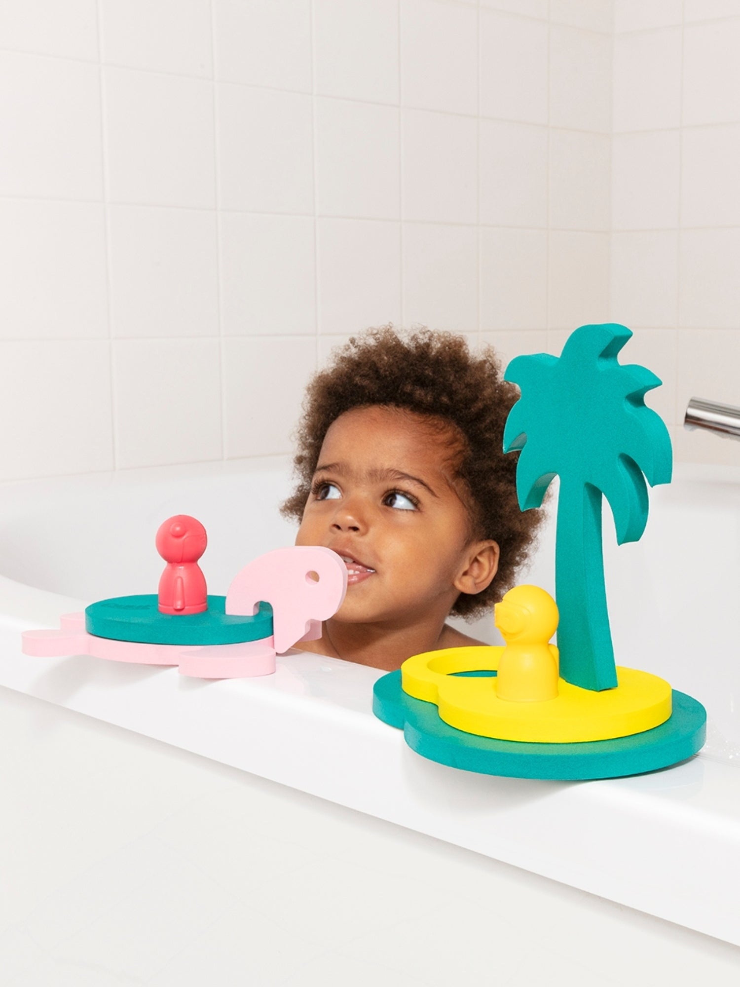 Puzzle Friends - Treasure Island Bath Toys Quut Toys
