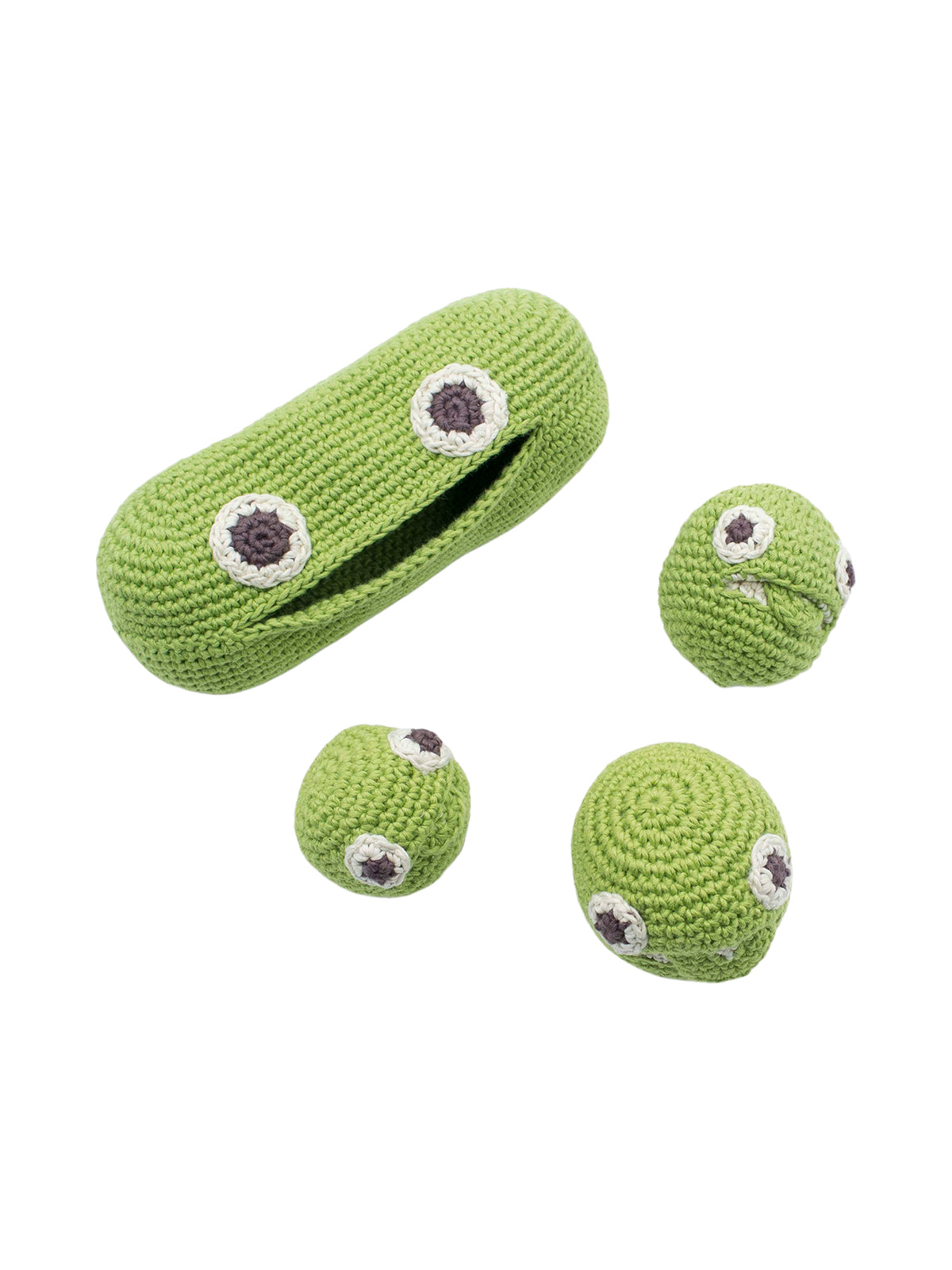 Green Peas Family - Rattle Baby Toys MYUM