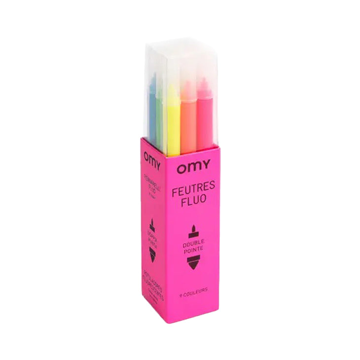 9 Bright Neon Markers Danrie