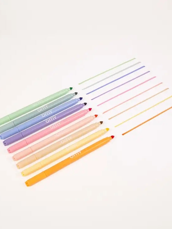 9 Pastel Markers Arts & Crafts OMY