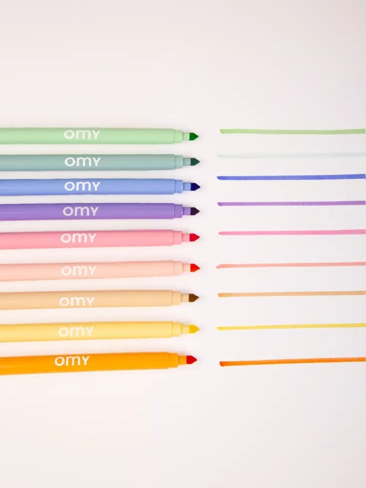 9 Pastel Markers Arts & Crafts OMY