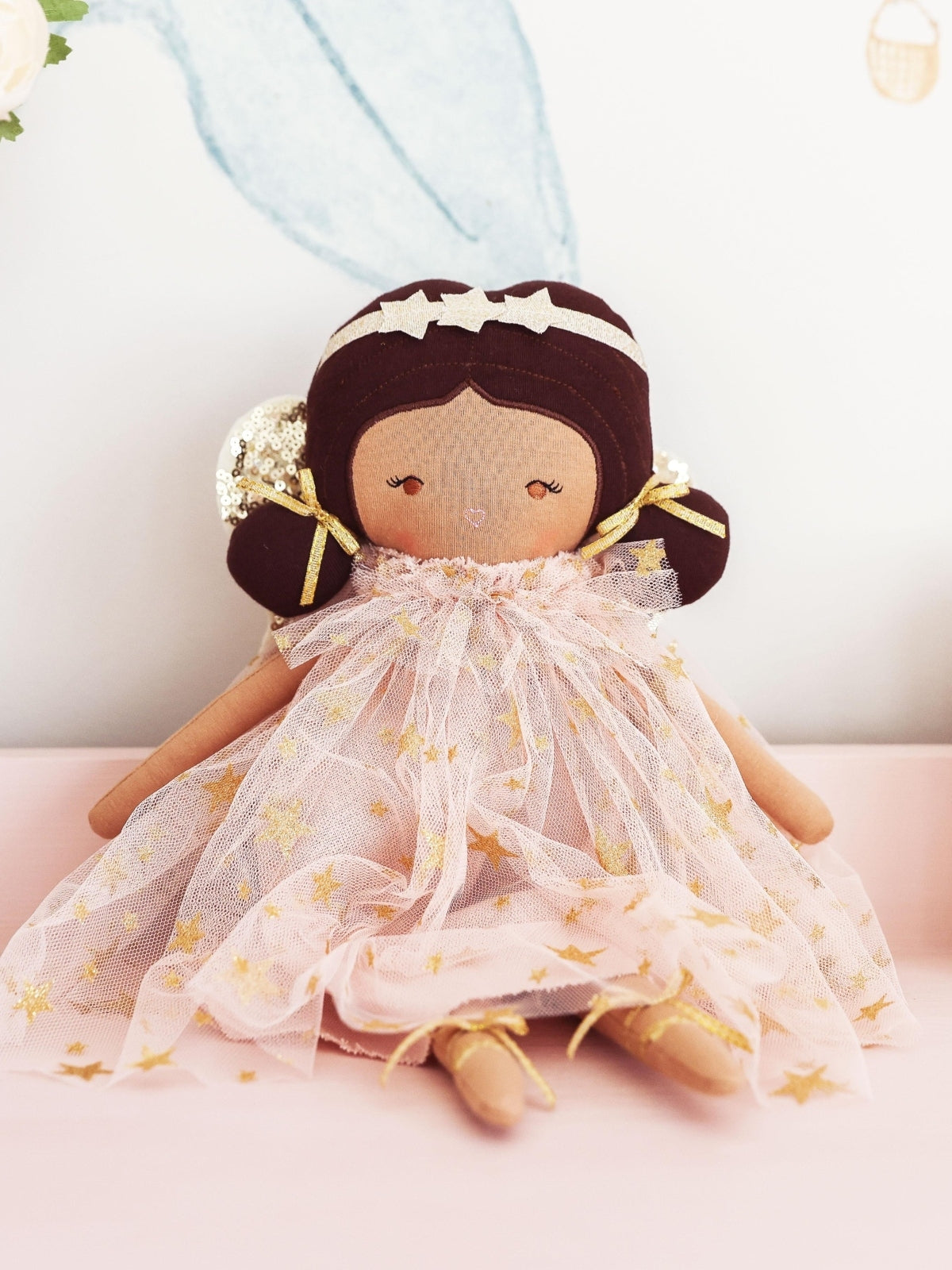 Delphine Fairy - Blush Gold Plush Alimrose   