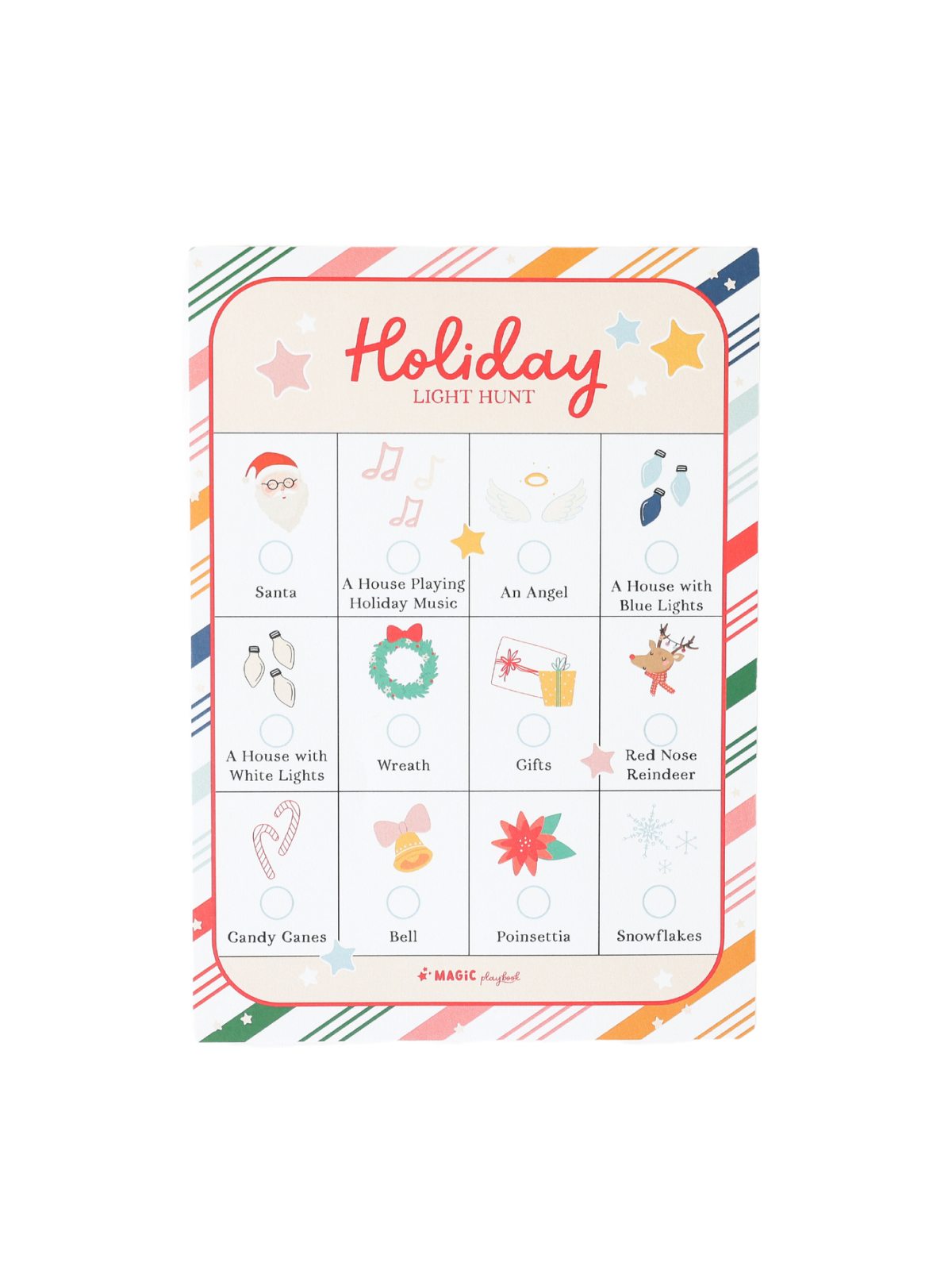 Holiday Light Hunt Notepad Arts & Crafts Magic Playbook   