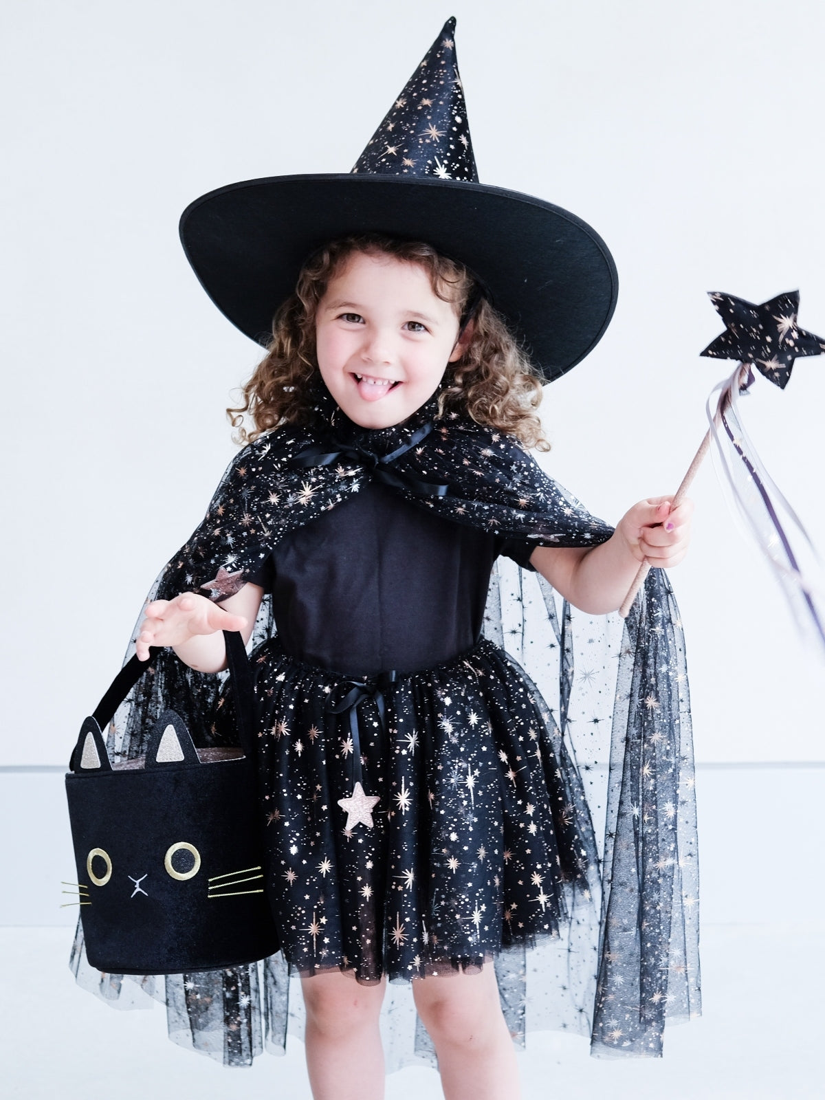 Cat Trick or Treat Bag Bags Mimi & Lula   