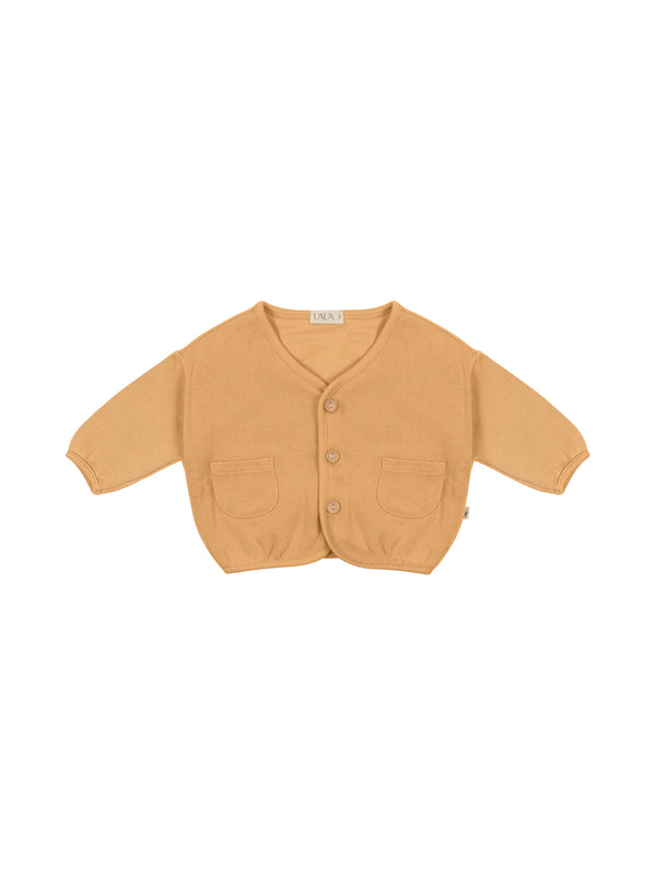 Pocket Cardigan Sweaters UAUA Camel 6/9M 