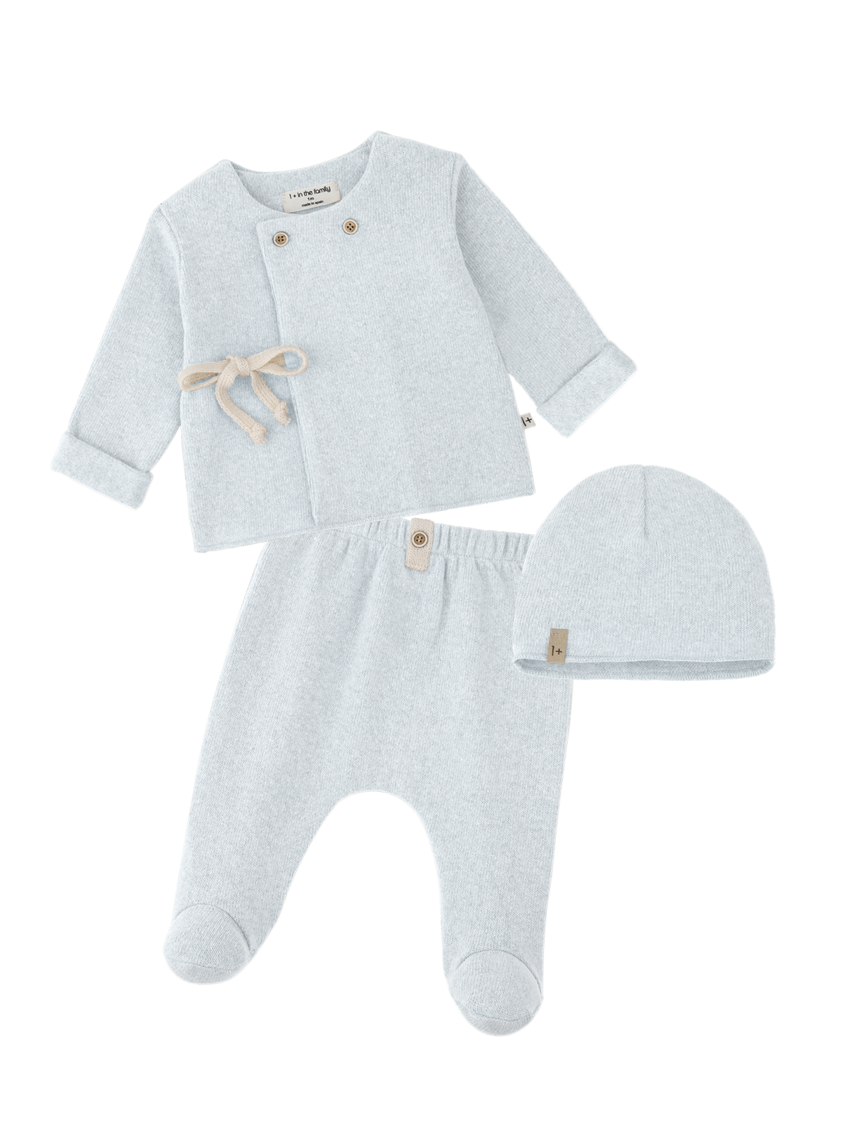 Blue Newborn Set Sets 1+ in The Family Light Blue 1M