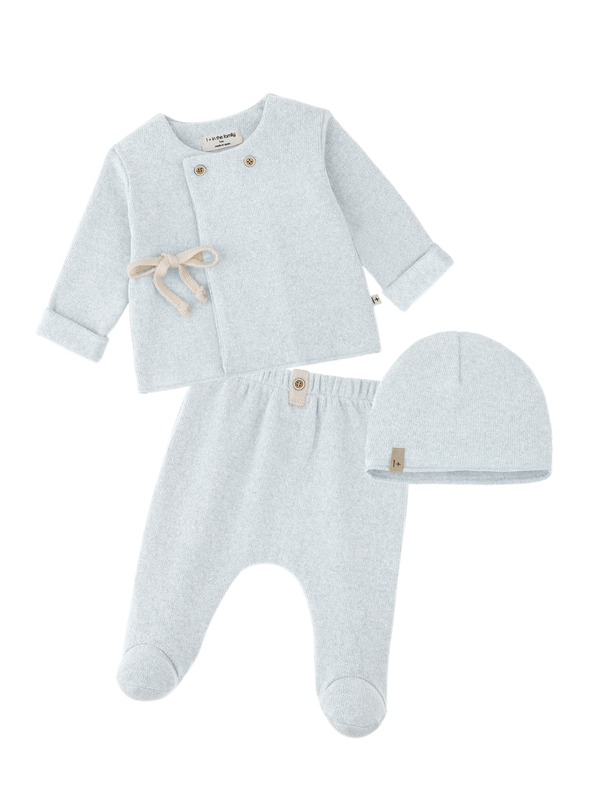 Blue Newborn Set Sets 1+ in The Family Light Blue 1M