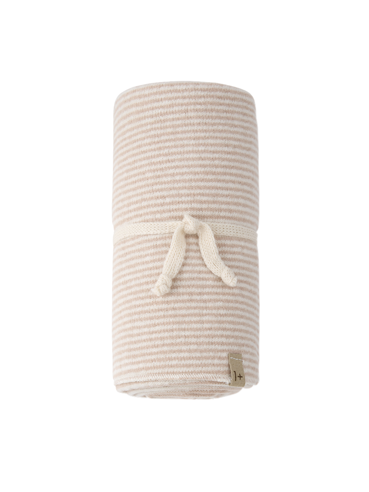 Blush Stripe Baby Blanket Blankets 1+ in The Family Blush