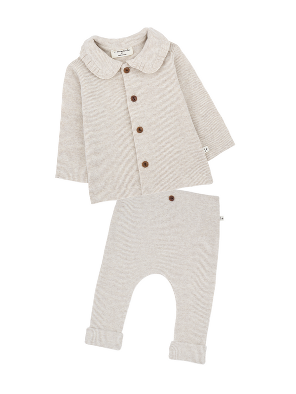 Gisela Collared Rib Set Sets 1+ In The Family Rice 6M