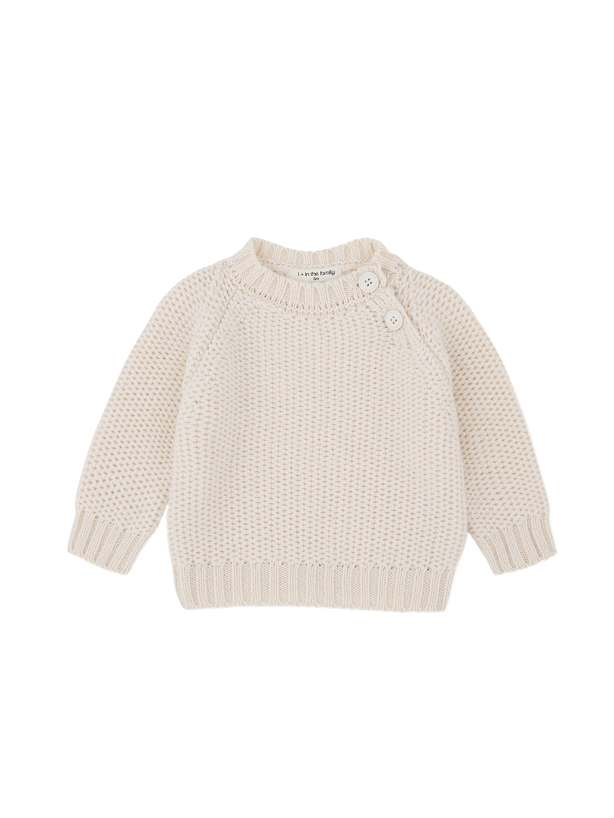 Jonas Knit Sweater Sweaters 1+ In The Family Ivory 6M